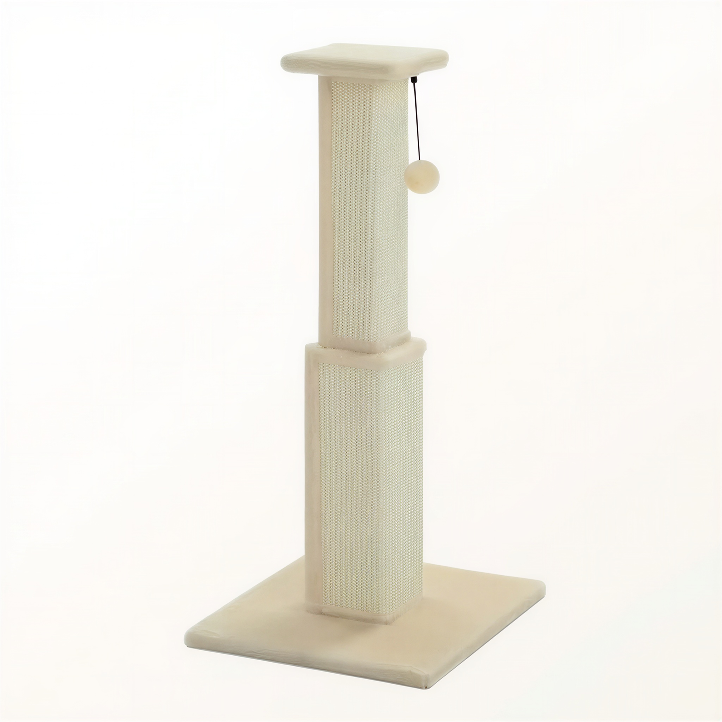 Griffoir en tour 81 cm sisal naturel base large pour chat
