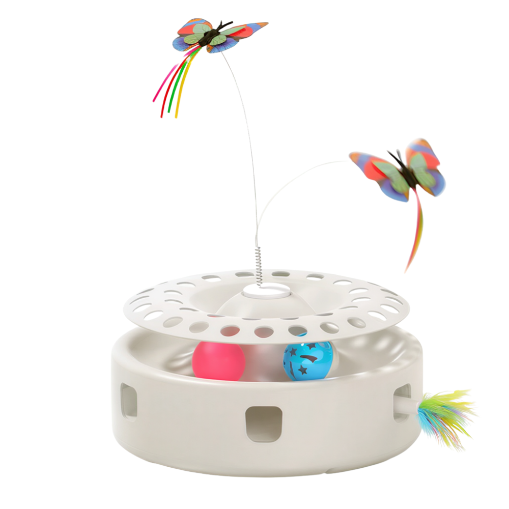 Jouet automatique pour chat SmartChaser, Rotation 360° 3 vitesses