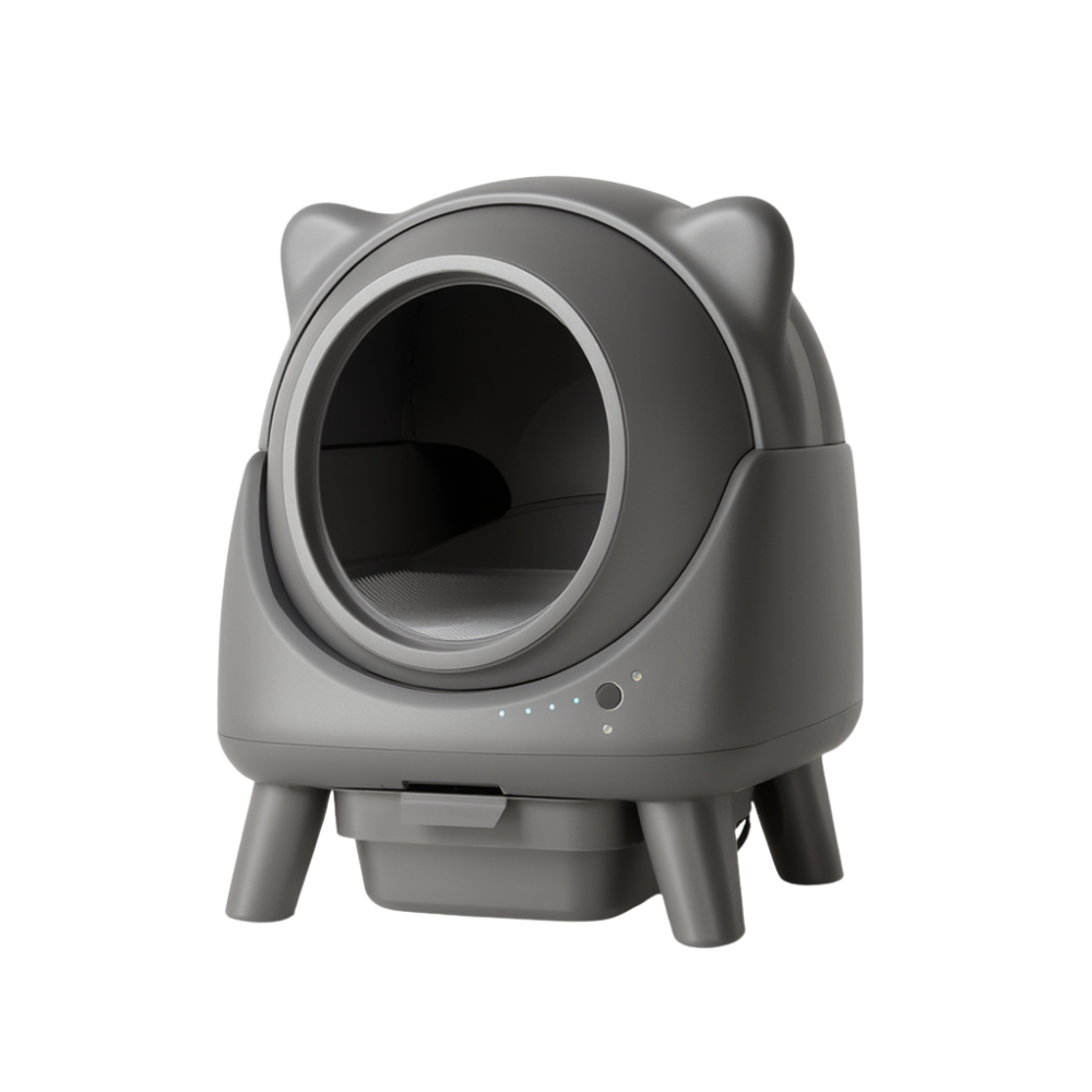 Litière autonettoyante pour chat Smart Litter connectée WiFi noir