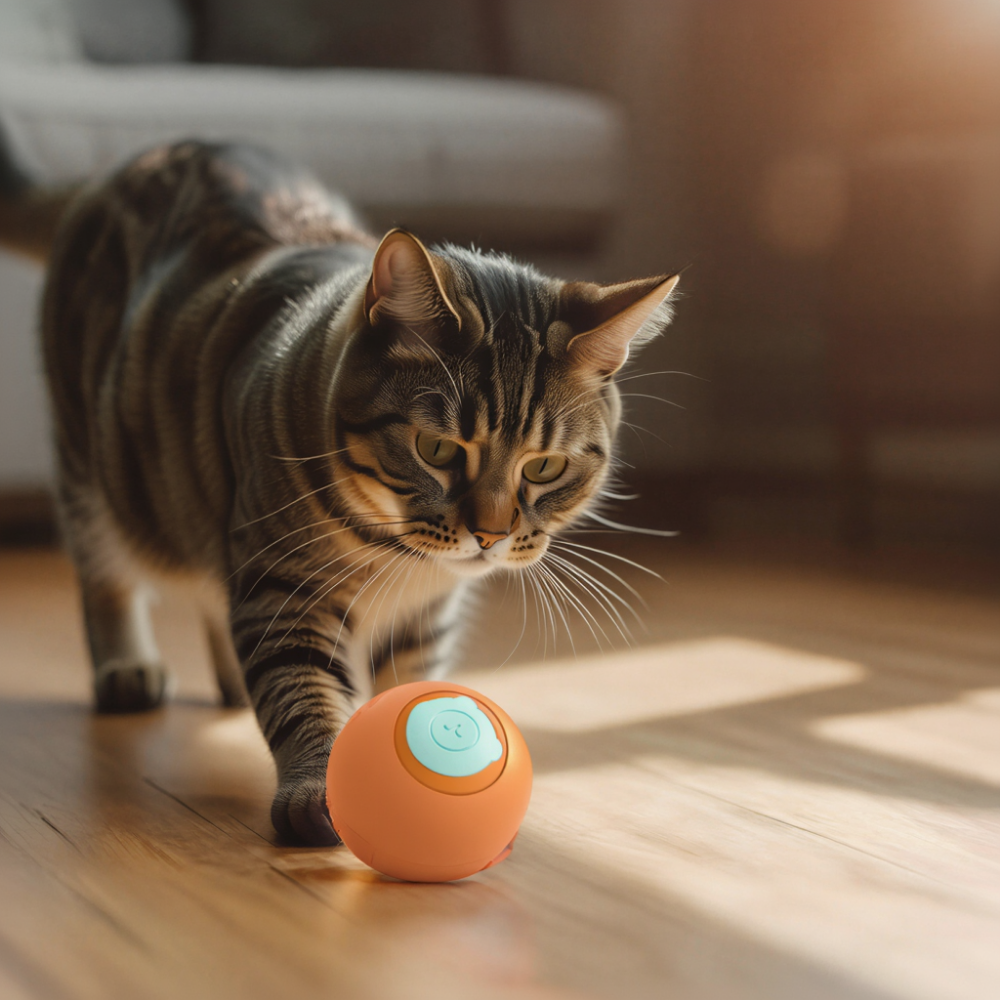 Balle interactive automatique pour chat TurboBall,  mouvement aléatoire