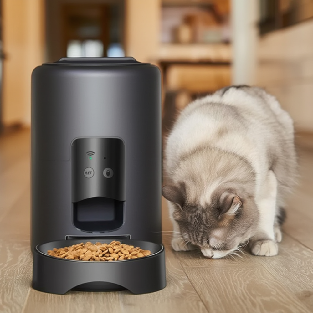 Distributeur automatique de croquettes FeedFlow Air 3L, connecté