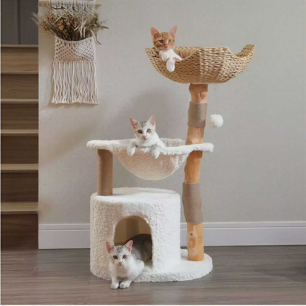 Arbre à Chat en Bois Design | Nido