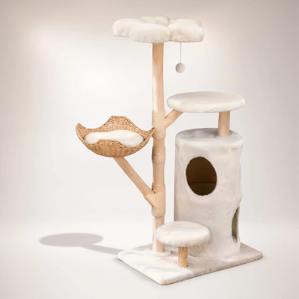 Arbre à chat en bois design | CatClean