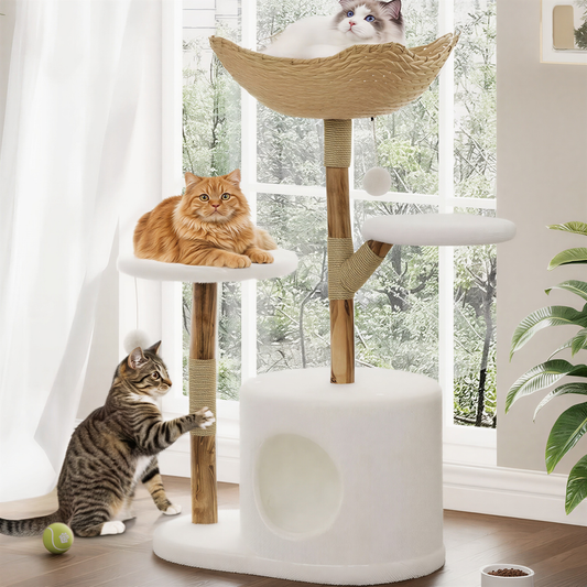 Arbre à chat en bois design | Serval