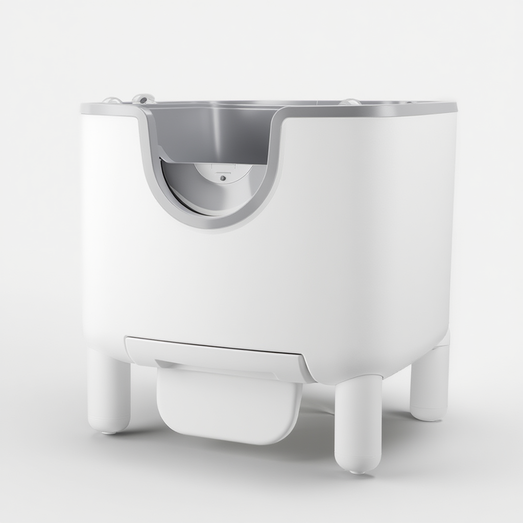 Litière autonettoyante pour chat Home Litter – Détection automatique – GrandFelin