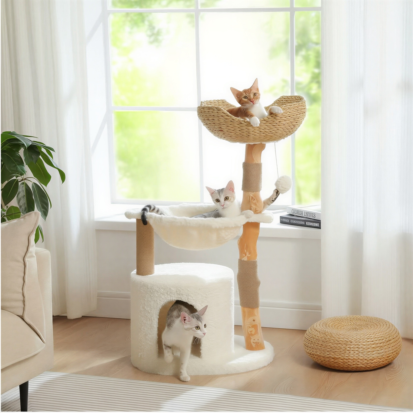 Arbre à Chat en Bois Design | Nido