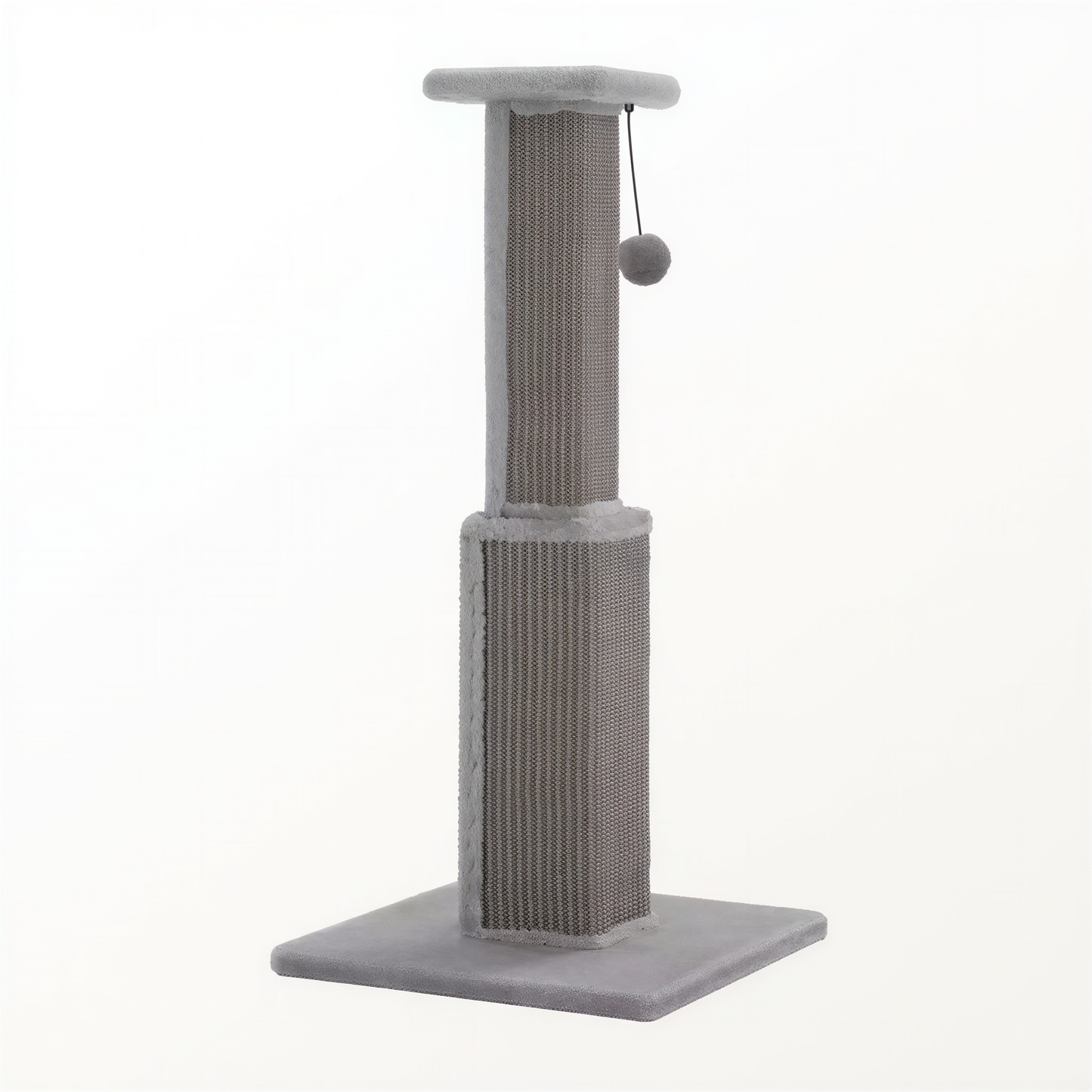 Griffoir en tour 81 cm sisal naturel base large pour chat