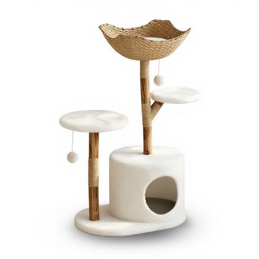 Arbre à chat en bois design | Serval
