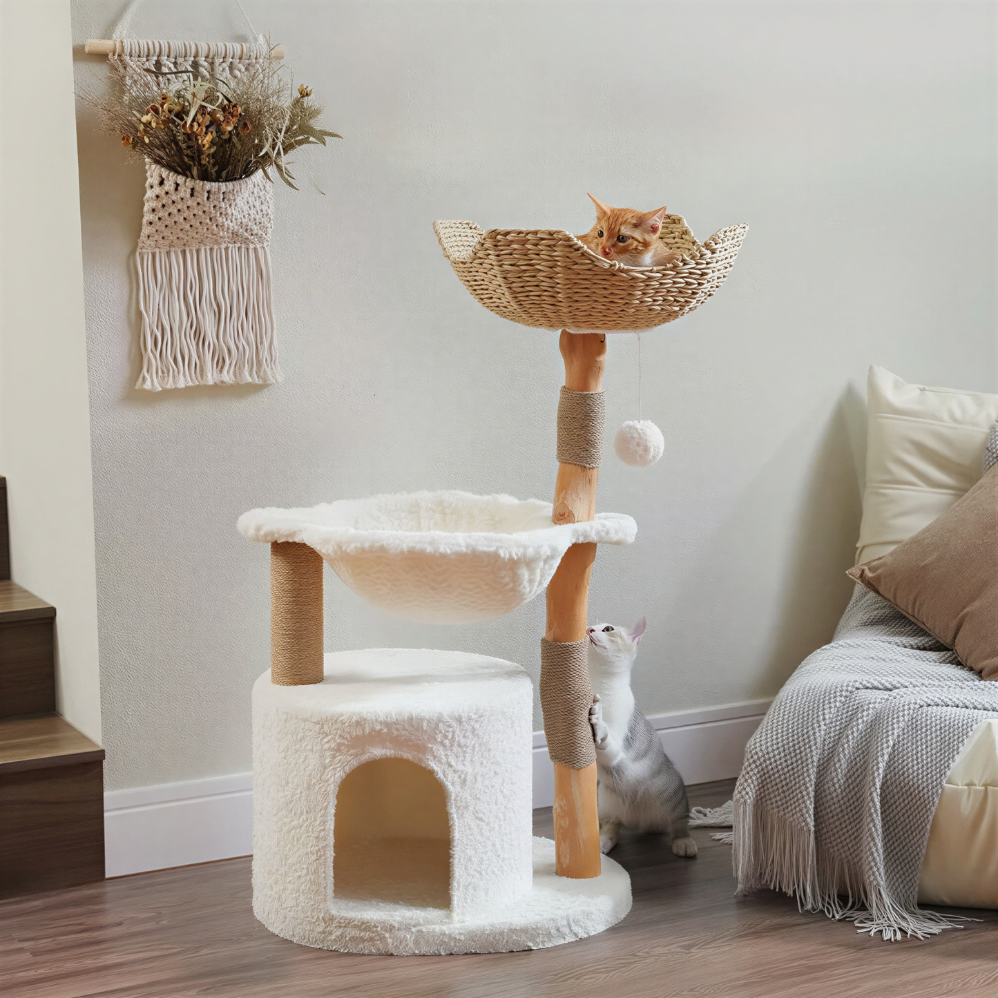 Arbre à Chat en Bois Design | Nido