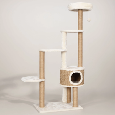 Arbre à chat rotin | Ela