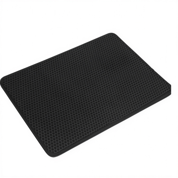 Tapis de litière double couche pour chat CleanStep