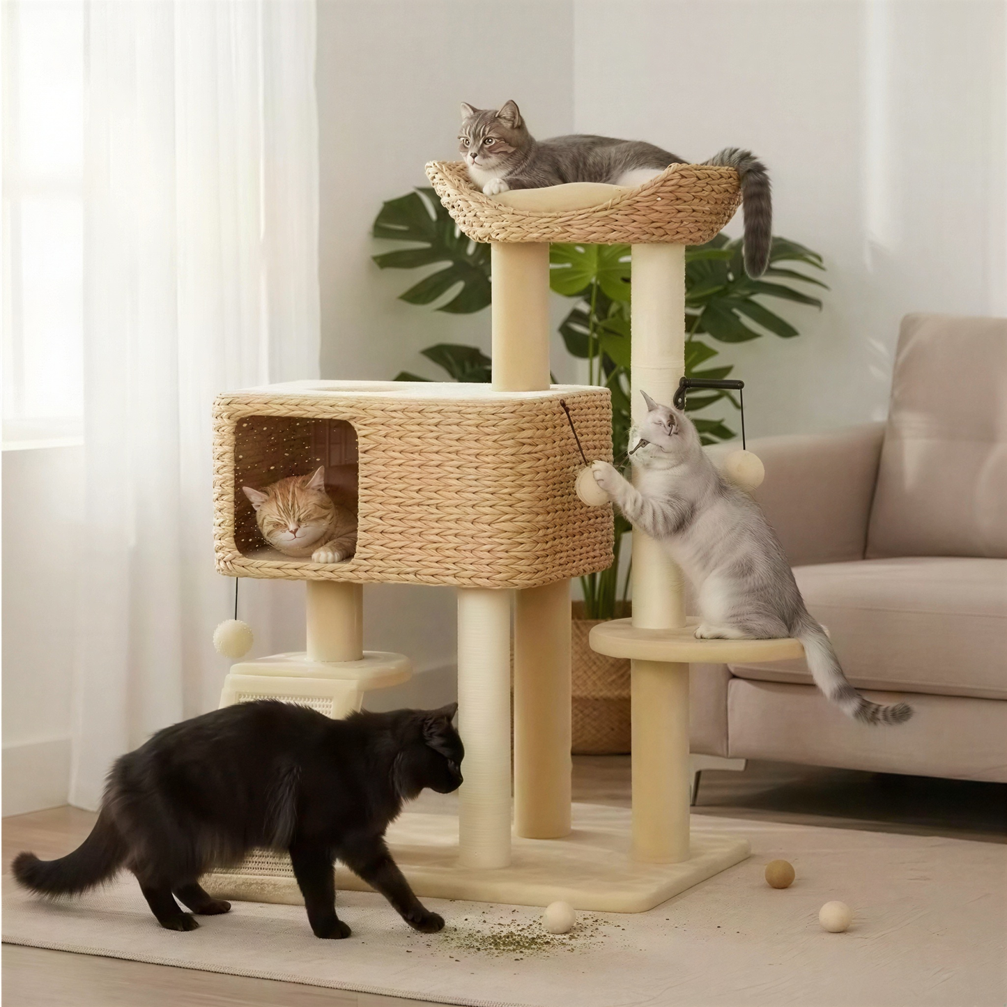 Arbre à chat Tressé | Fenice