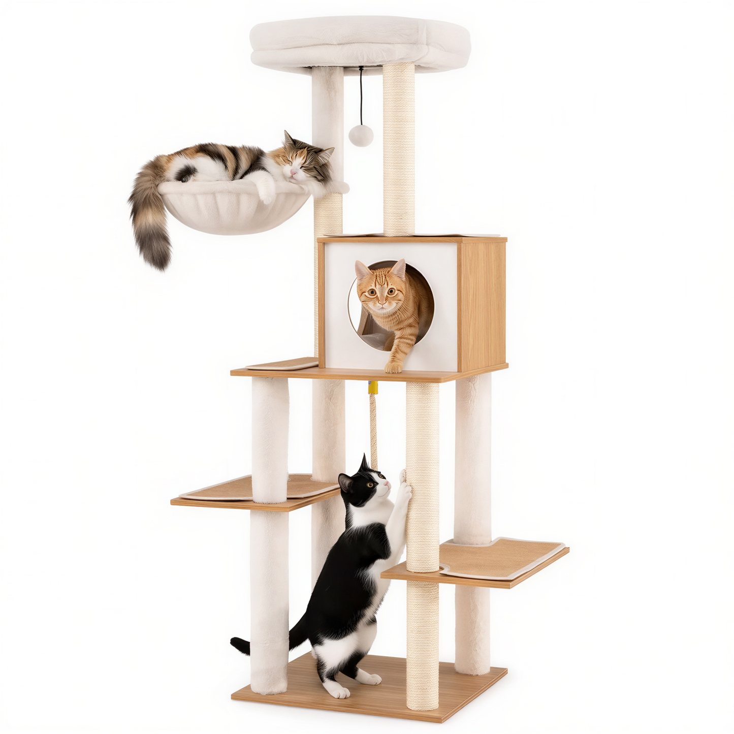 Arbre à chat bois et design | Drago